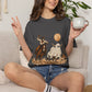 Halloween Basketball Skeleton Unisex Garment-Dyed T-shirt image 129
