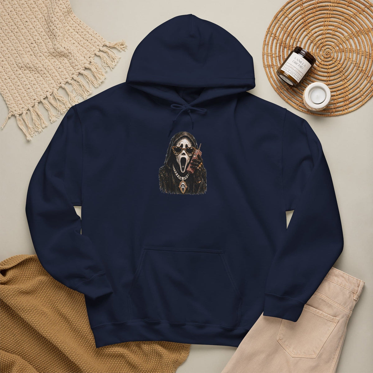 Halloween Ghostface Hooded Sweatshirt image 64