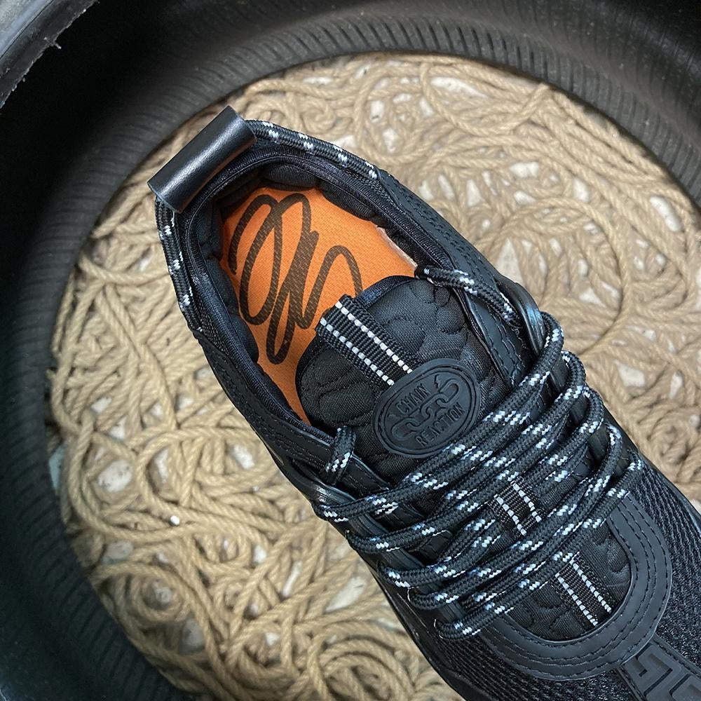 Chain Reaction Full Black Shoes Sneakers - ve0000001 image 9