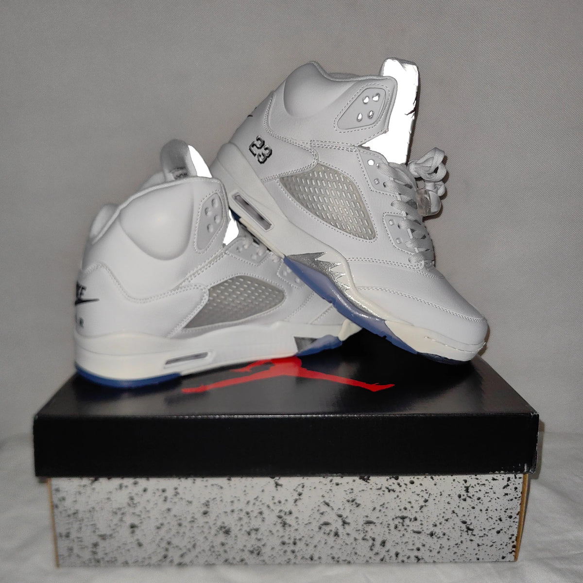 AJ 5 White Metallic (2026) Shoes Sneakers - nk0004576 image 5