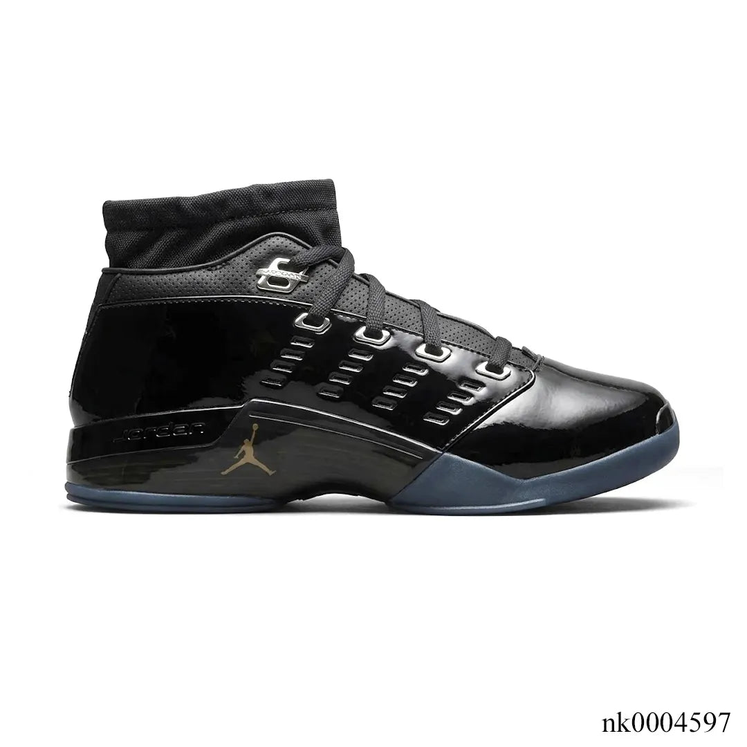 [Premium] AJ 17 Low Black Patent Shoes Sneakers – nk0004597 image 0