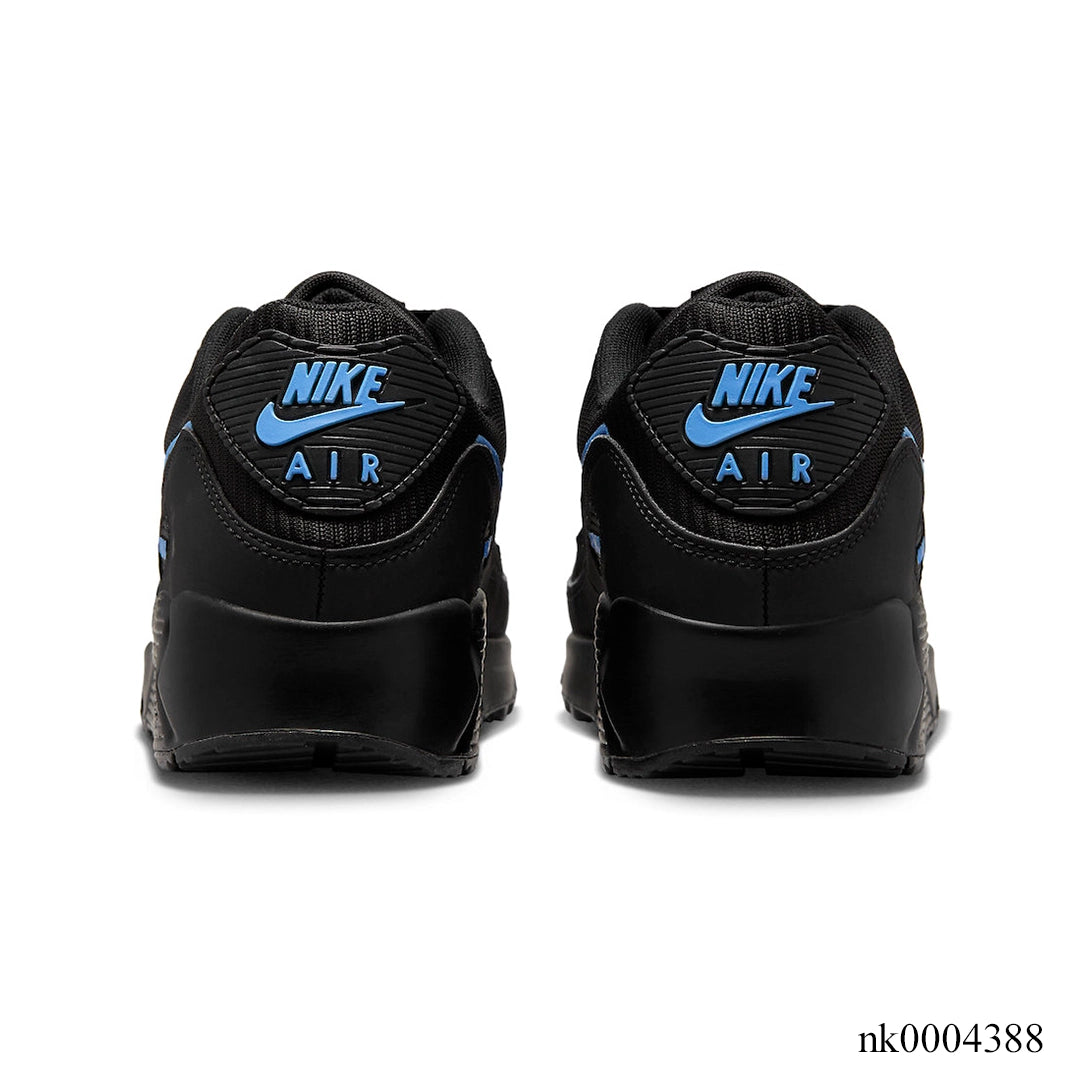AM 90 Black University Blue Shoes Sneakers – nk0004388 image 4