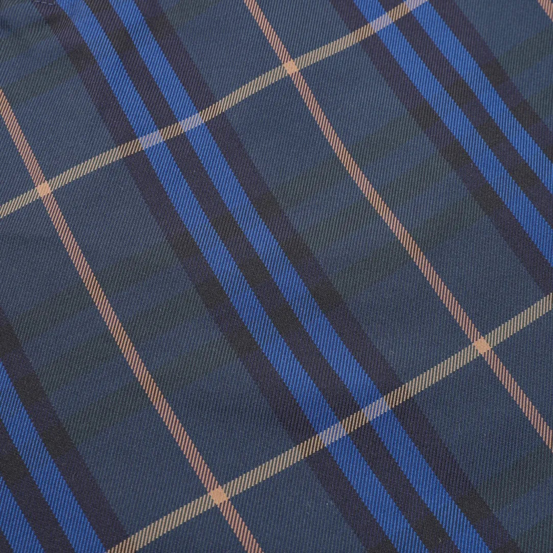 BUR Archive Check Knight Motif Shorts in Navy - 379 - bbr0000379 image 9