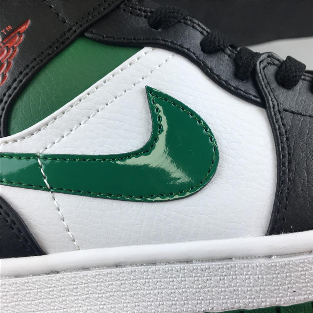 AJ 1 Mid Green Toe Shoes Sneakers - nk0000120 image 3
