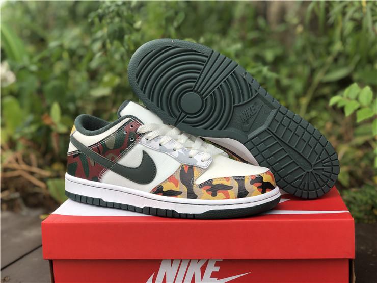 Dunk Low SE Sail Multi Camo Shoes Sneakers - nk0001710 image 5