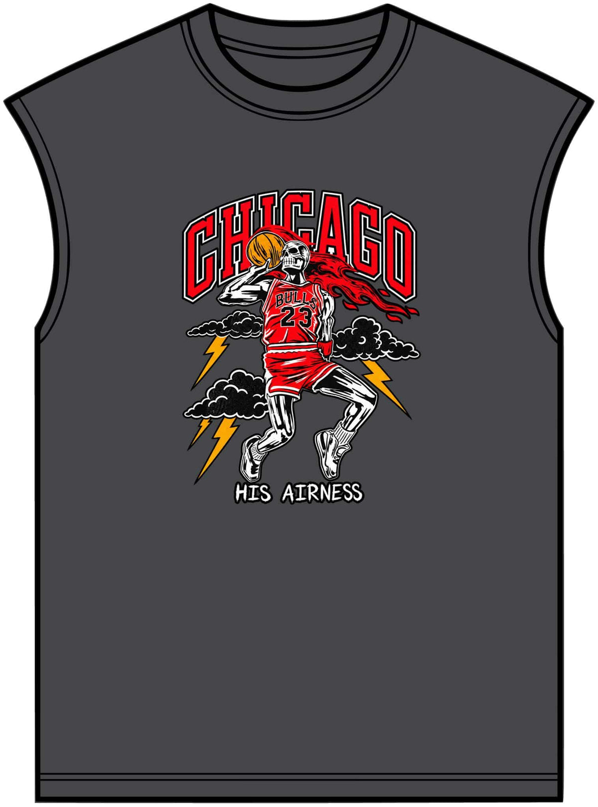Graphic Print Unisex Garment-Dyed Muscle Tee – POD0038 image 12