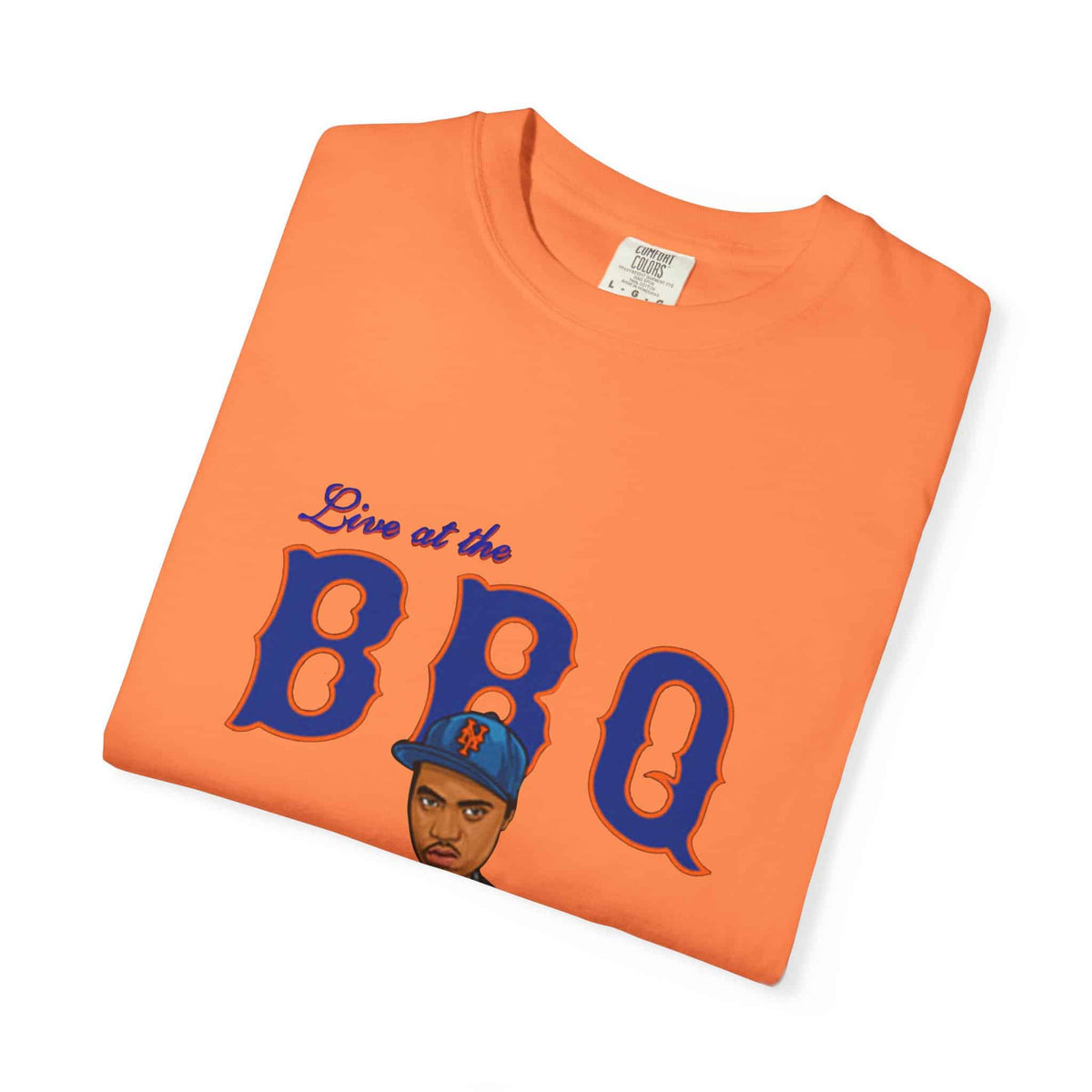 Rap Nas Live At The BBQ Unisex Garment-Dyed T-shirt image 6