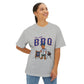 Rap Nas Live At The BBQ Unisex Oversized Boxy Tee image 23