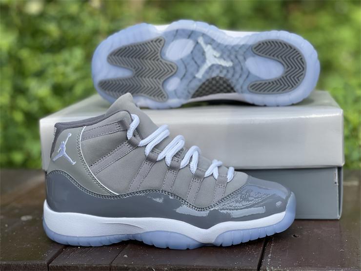AJ 11 Cool Grey Shoes Sneakers - nk0001591 image 3