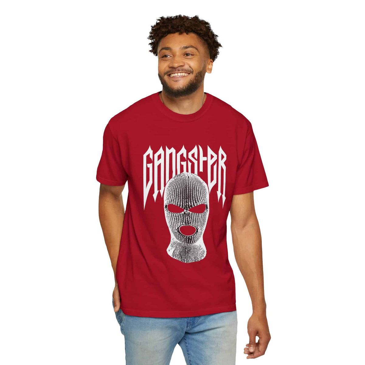 Gangster Mask Unisex Garment-Dyed T-shirt image 26