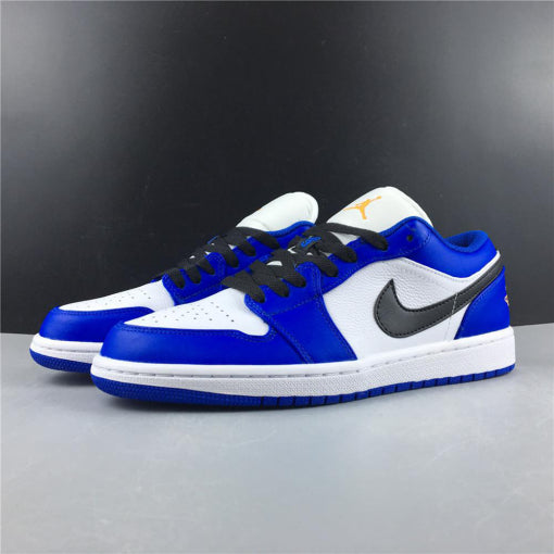 AJ 1 Low Hyper Royal Orange Peel Shoes Sneakers - nk0000141 image 7