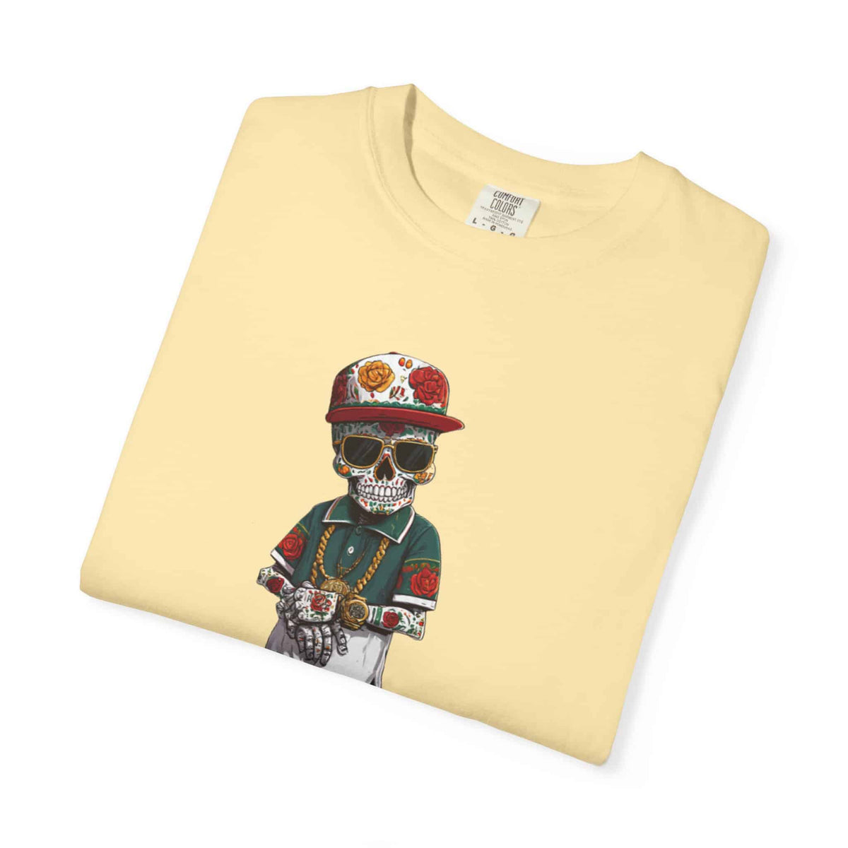 Skull Luxury Unisex Garment-Dyed T-shirt image 20
