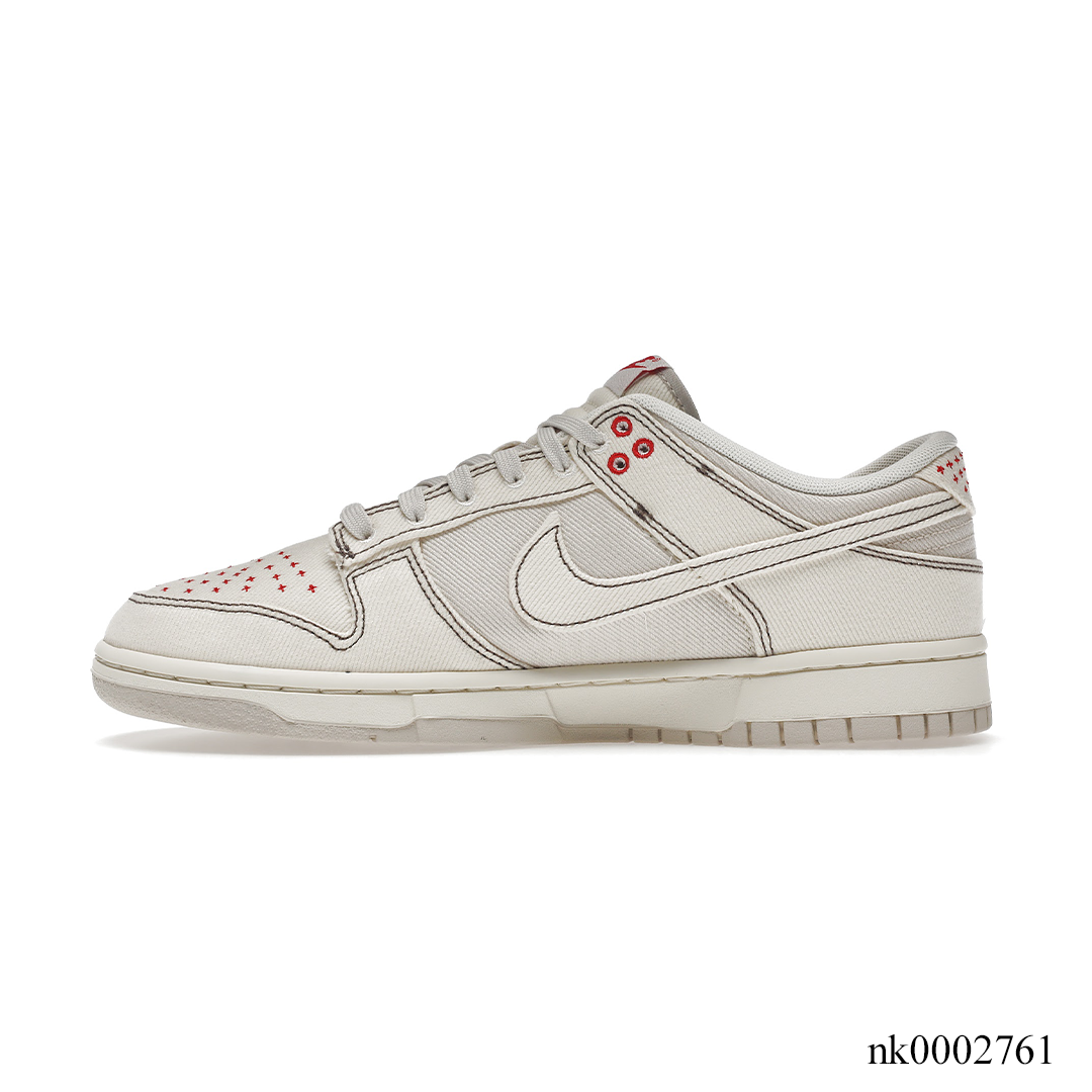 Dunk Low Light Orewood Brown Sashiko Shoes Sneakers - nk0002761 image 1