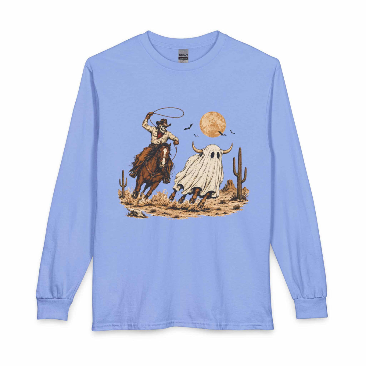 Halloween Cowboy Long Sleeve T-Shirt image