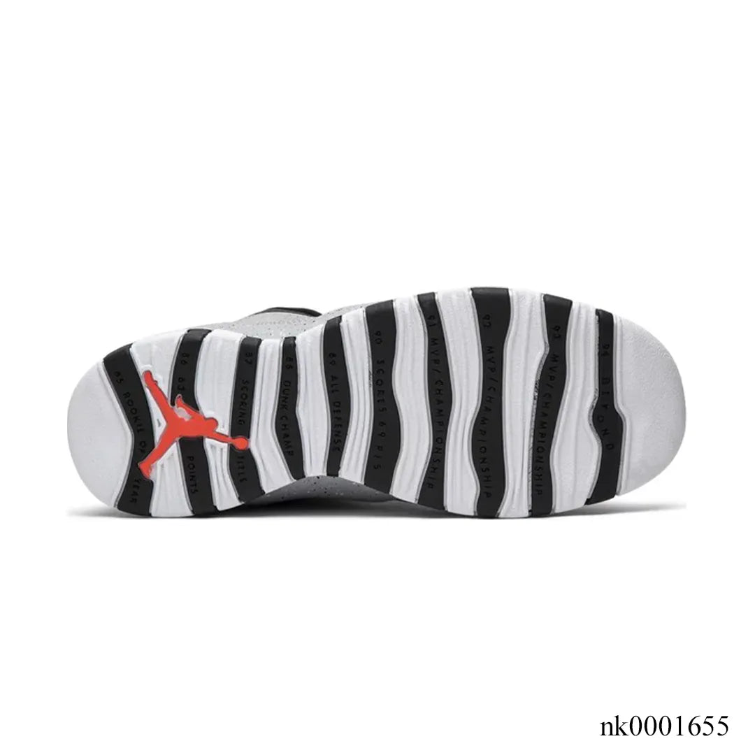 AJ 10 Cement Shoes Sneakers - nk0001655 image 4