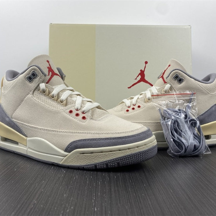 AJ 3 Muslin Shoes Sneakers - nk0002008 image 4