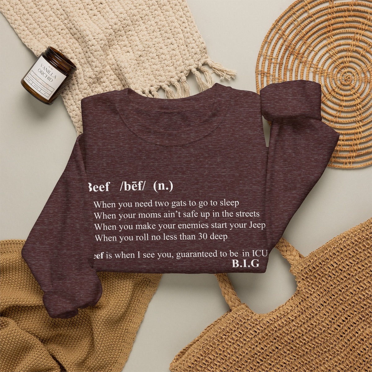 Beef Definition Crewneck Sweatshirt image 47