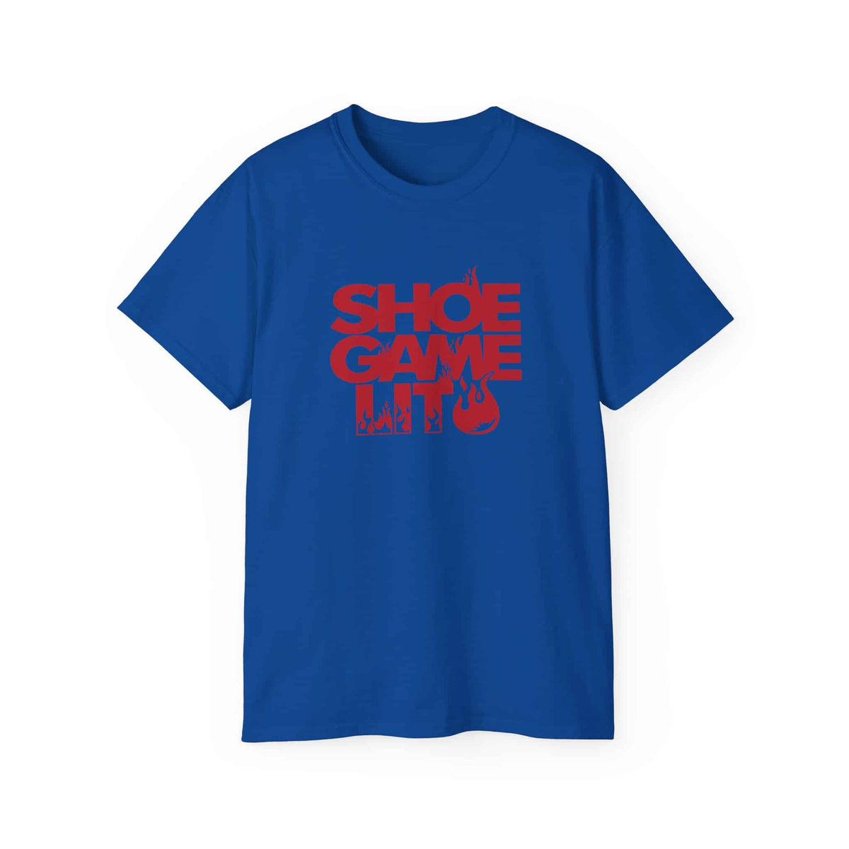 Graphic Print T-Shirt - POD0040 - M, Royal image
