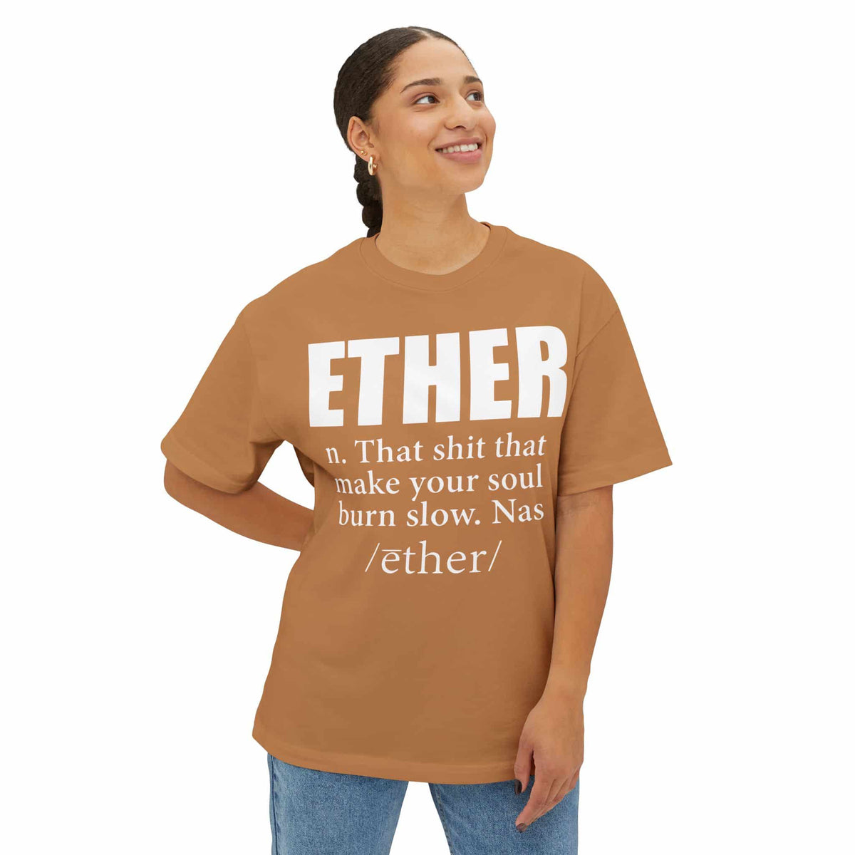 Ether Unisex Oversized Boxy Tee image 15