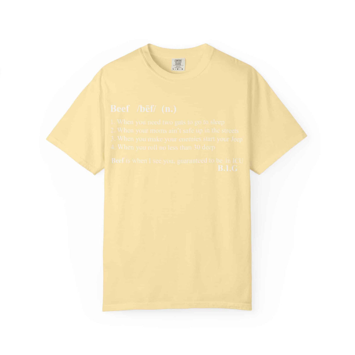 Beef Definition Unisex Garment-Dyed T-shirt image