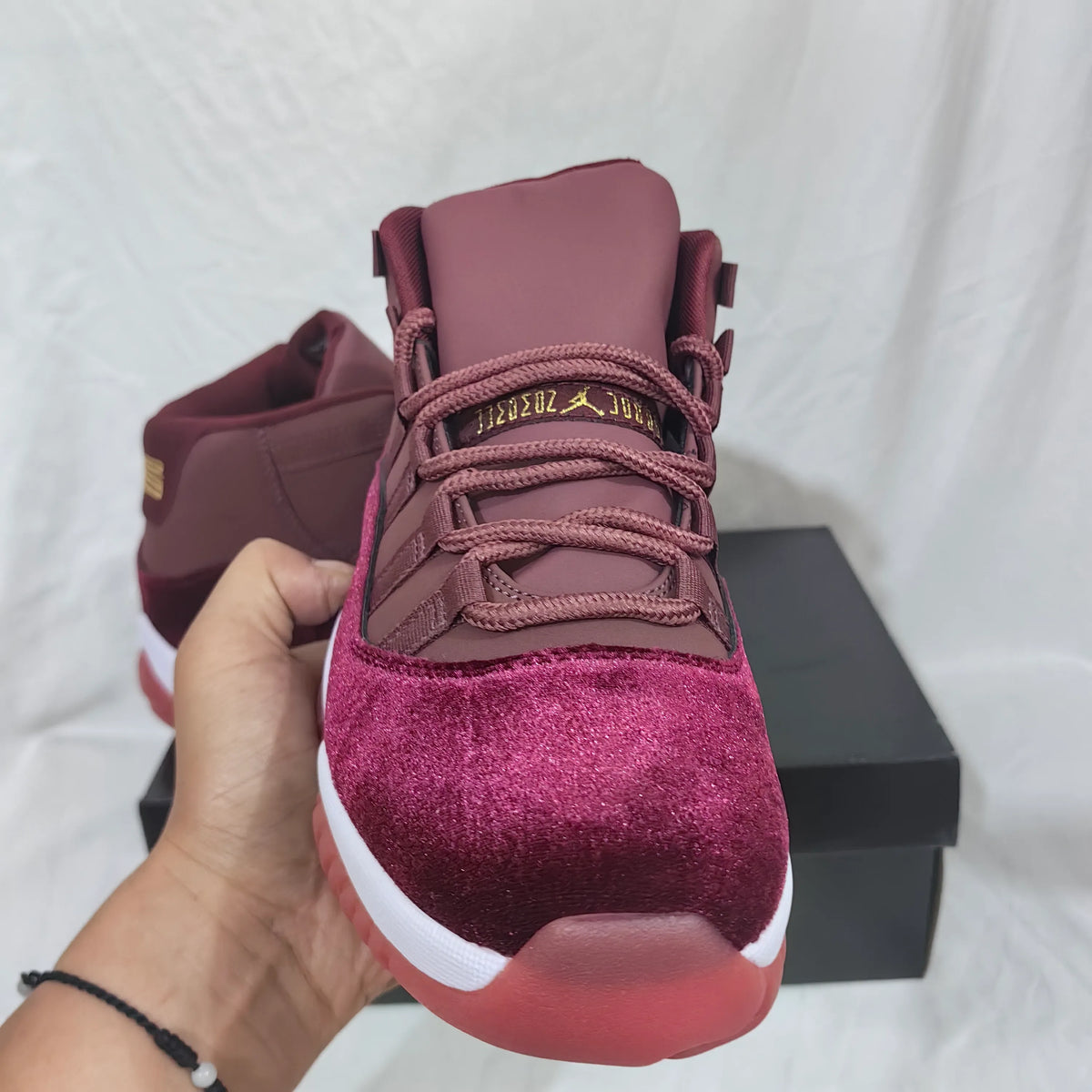 AJ 11 Heiress Velvet Shoes Sneakers - nk0003848 image 9