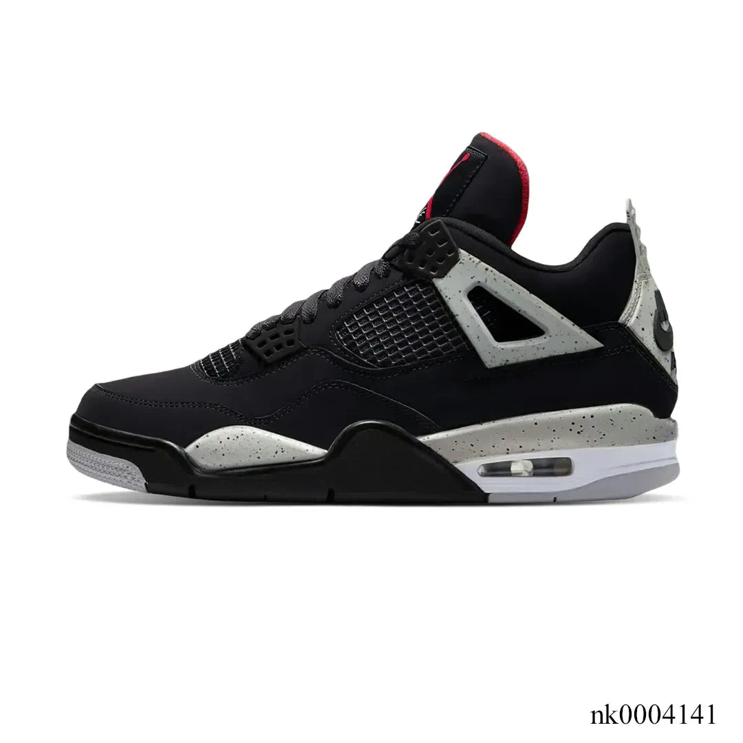 AJ 4 Black Cement Shoes Sneakers - nk0004141 image 1