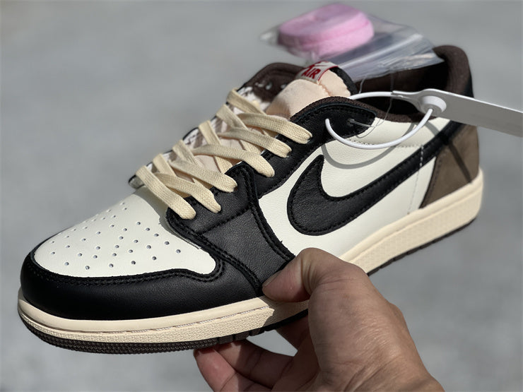 Travis Scott x AJ 1 Low OG SP Dark Mocha Shoes Sneakers - nk0002022 image 2