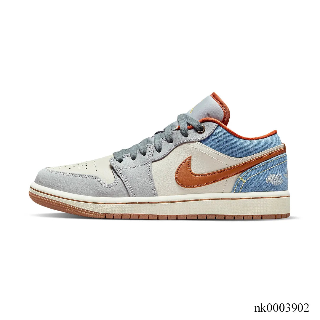 AJ 1 Low Phantom Denim Shoes Sneakers - nk0003902 image 1
