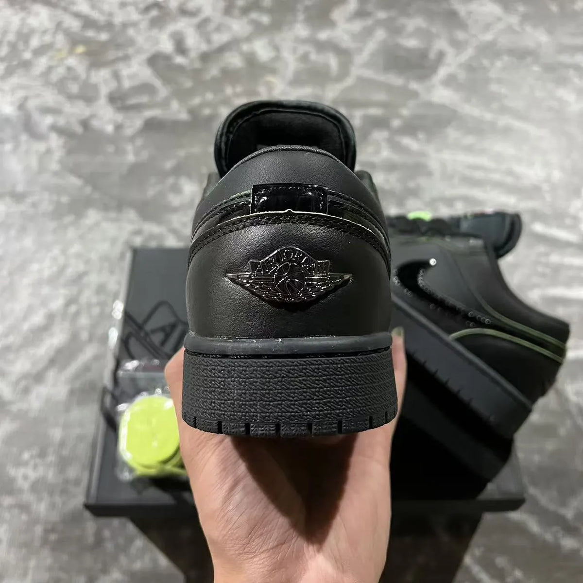 AJ 1 Low Black Cat Shoes Sneakers - nk0004119 image 10