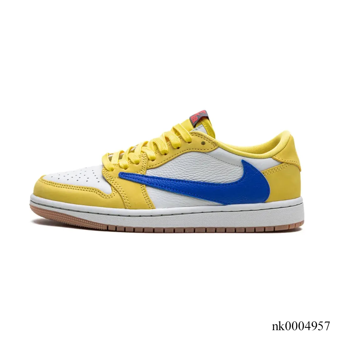 Travis Scott x AJ 1 Retro Low Canary Shoes Sneakers - nk0004957 image 1