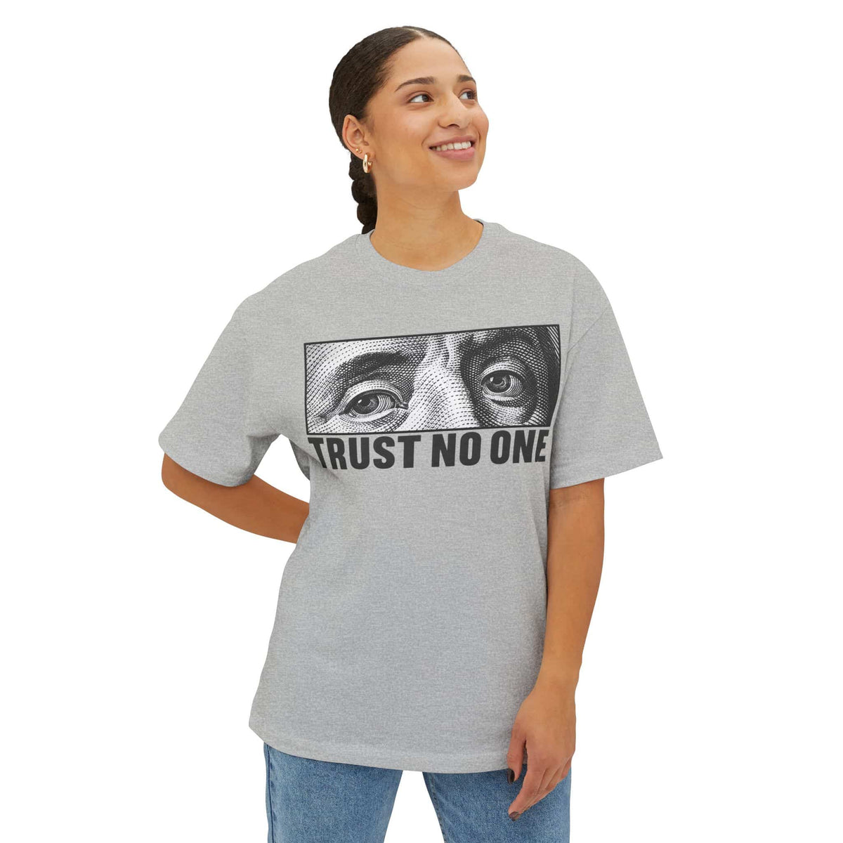 Graphic Print Unisex Oversized Boxy Tee - POD0039 image 19