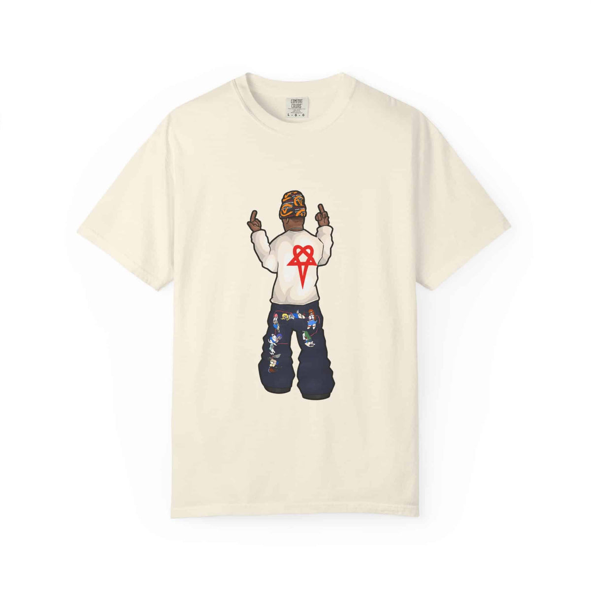 Rebel Attitude Unisex Garment-Dyed T-shirt image 14