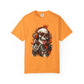 Neon Skull DJ Unisex Garment-Dyed T-shirt image