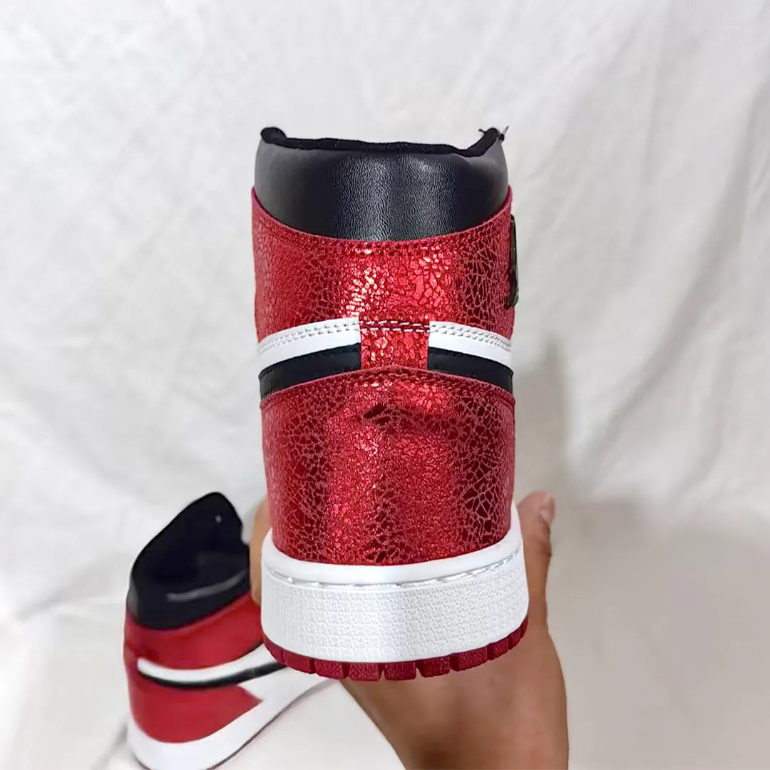 AJ 1 High OG Varsity Red/Ruby Shoes Sneakers – nk0004384 image 9