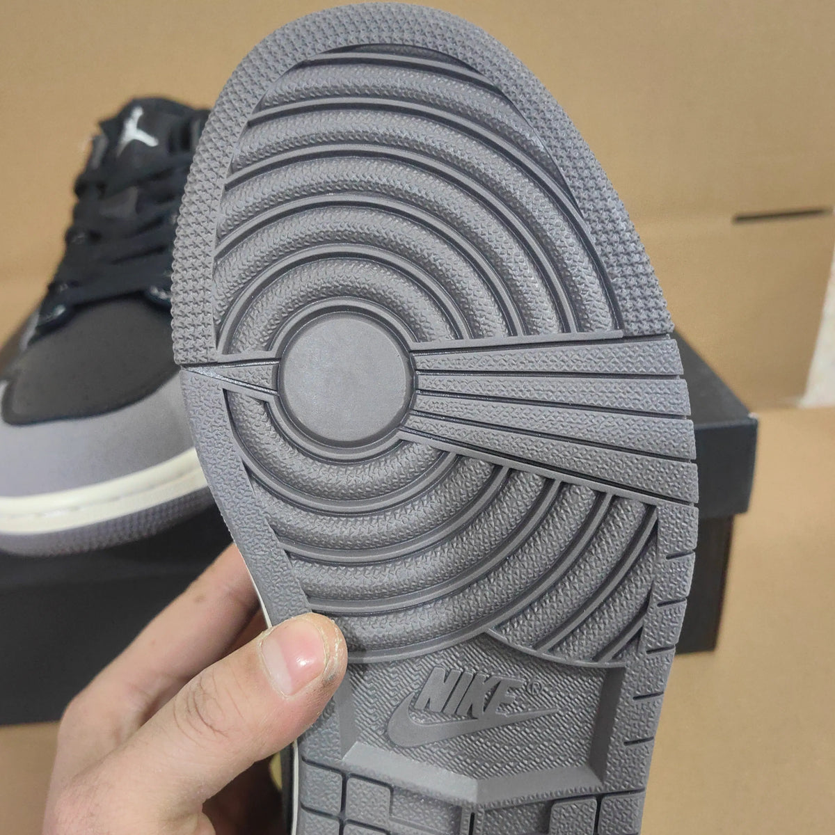 AJ 1 Low Craft Inside Out Black Shoes Sneakers - nk0003696 image 7