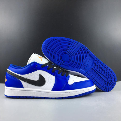 AJ 1 Low Hyper Royal Orange Peel Shoes Sneakers - nk0000141 image 6