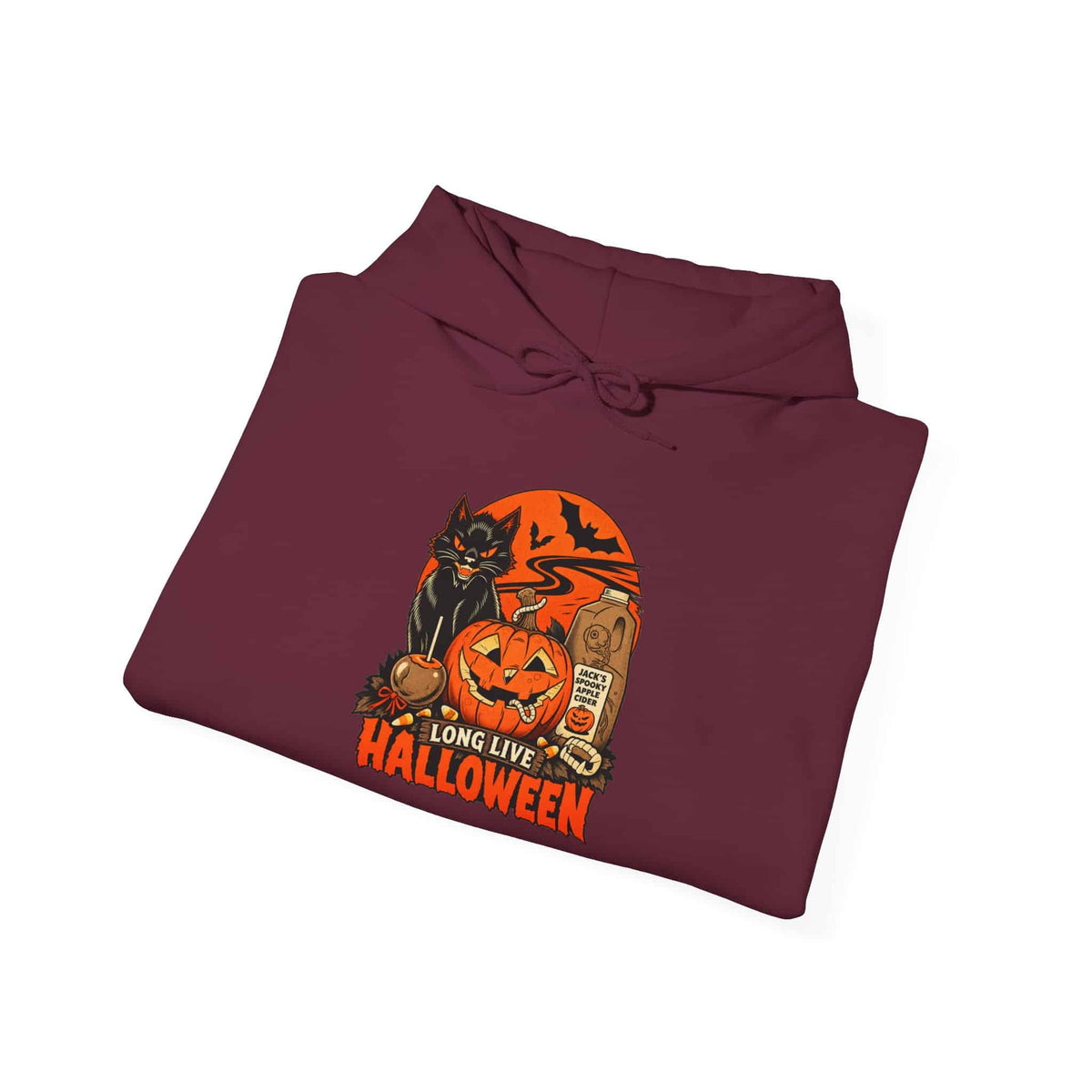 Midnight Cat Hooded Sweatshirt image 20