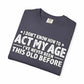 Graphic Print Unisex Garment-Dyed T-shirt – POD0034 image 58