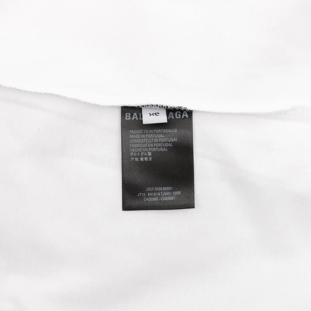BLCG Garde-Robe Care Label T-shirt in White - 589 - blcg0000589 image 2