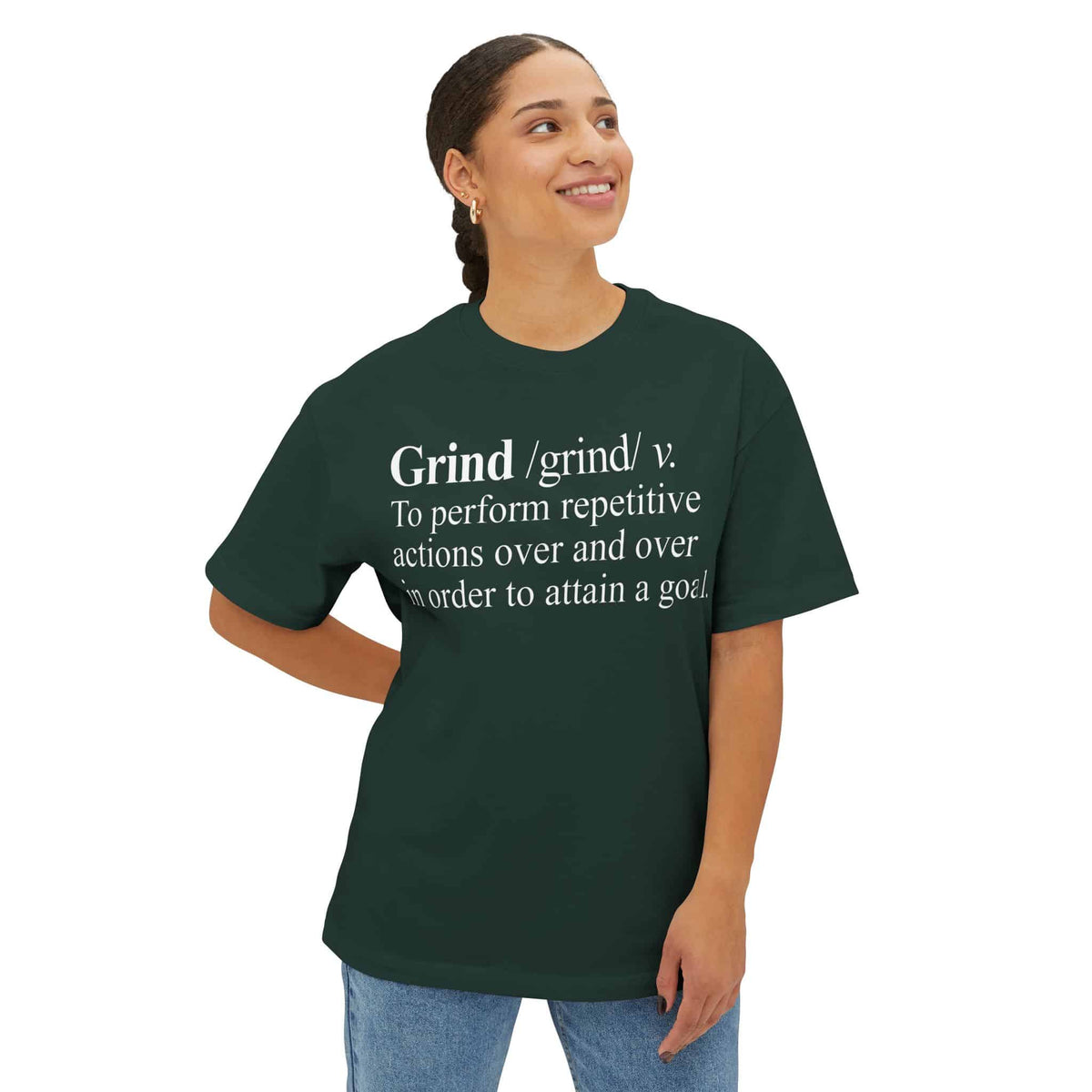 Grind Definition Unisex Oversized Boxy Tee image 23