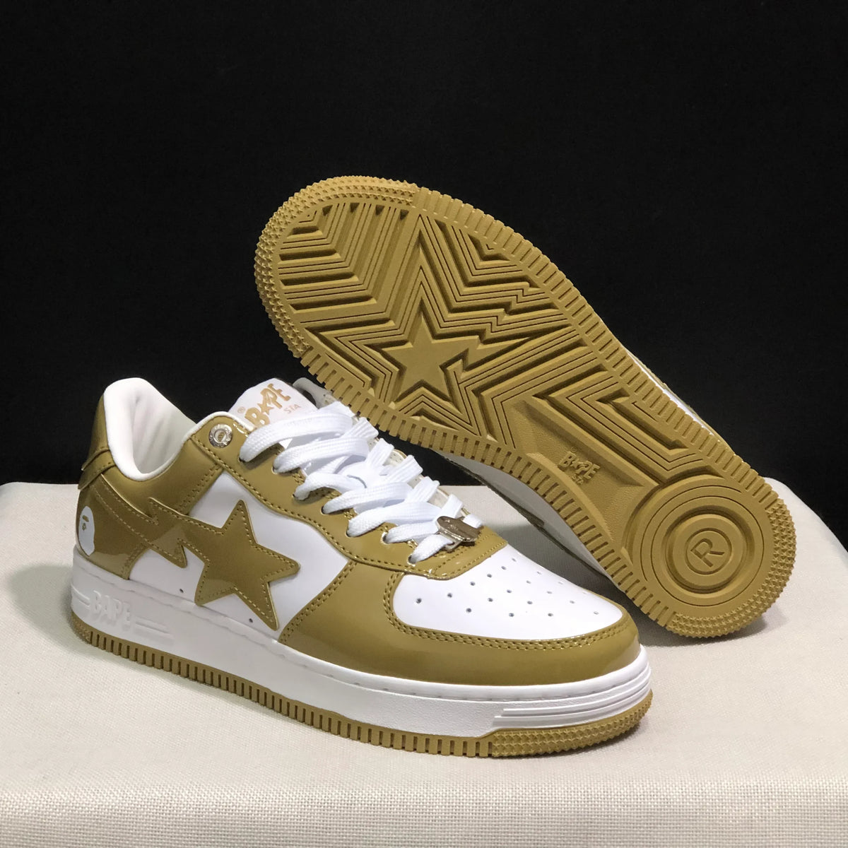 Wmns Bapesta #5 'Beige' Shoes Sneakers - nk0005525 image 8