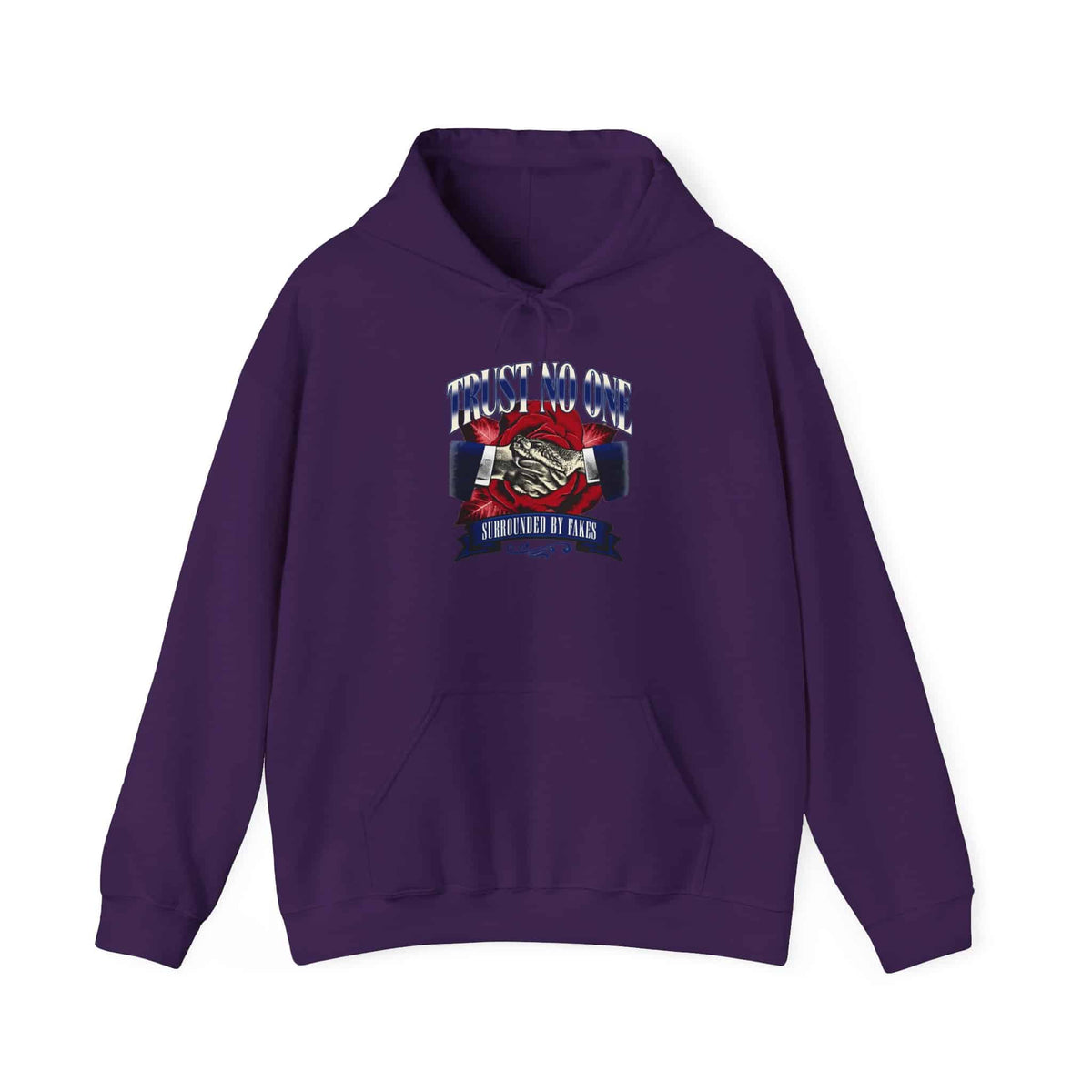 Graphic Print Hooded Sweatshirt - POD0037 image