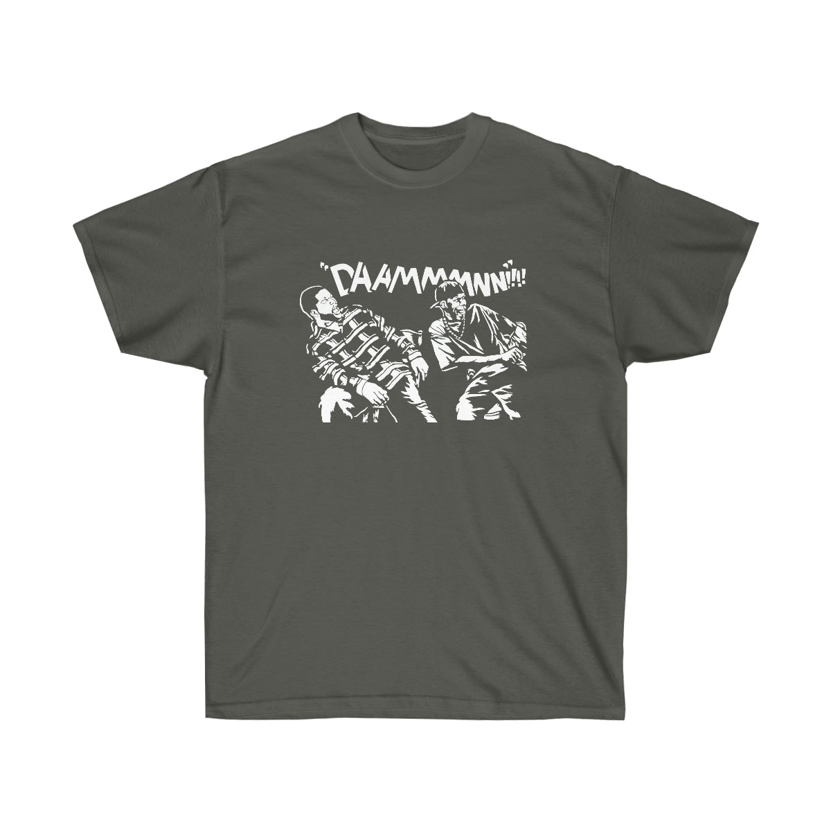 Rap Friday Movies Damnnnn Men T-Shirt - Charcoal, 2XL image
