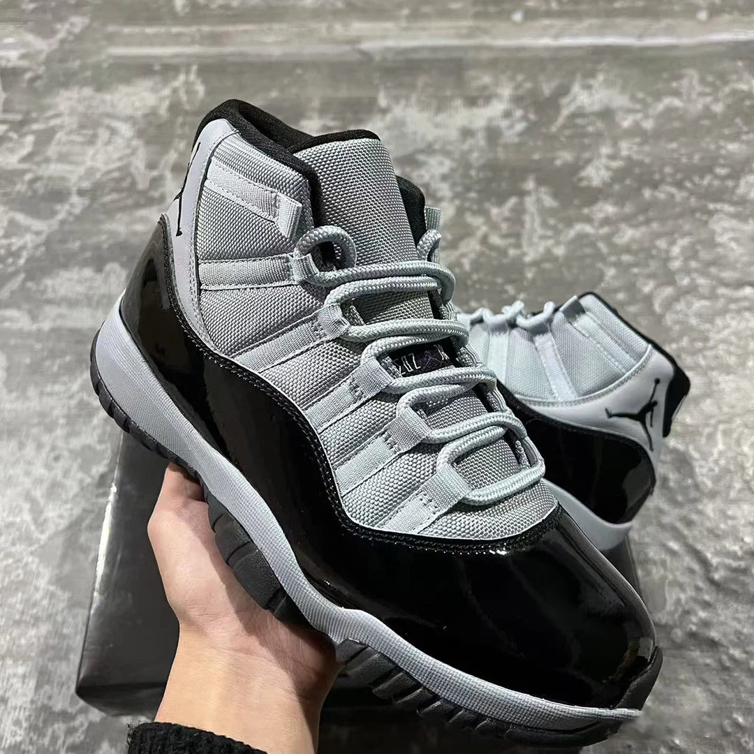 AJ 11 Black Cool Grey Shoes Sneakers – nk0004386 image 3