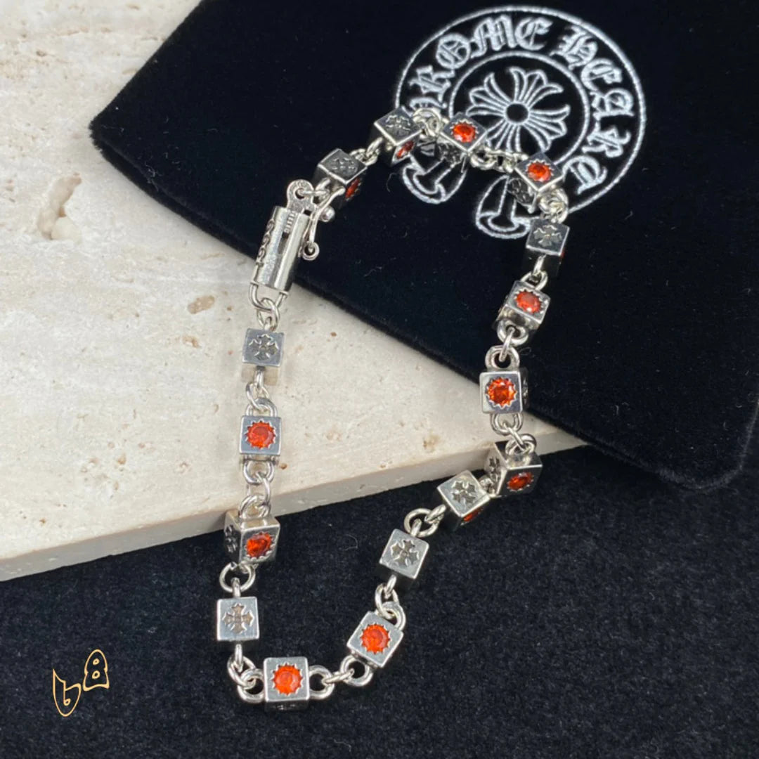 CH Silver Dice Bracelet - CH0053 image 3