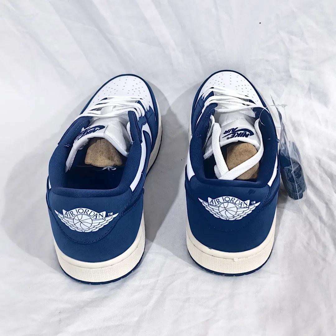 AJ 1 Low OG Storm Blue Shoes Sneakers – nk0004512 image 6