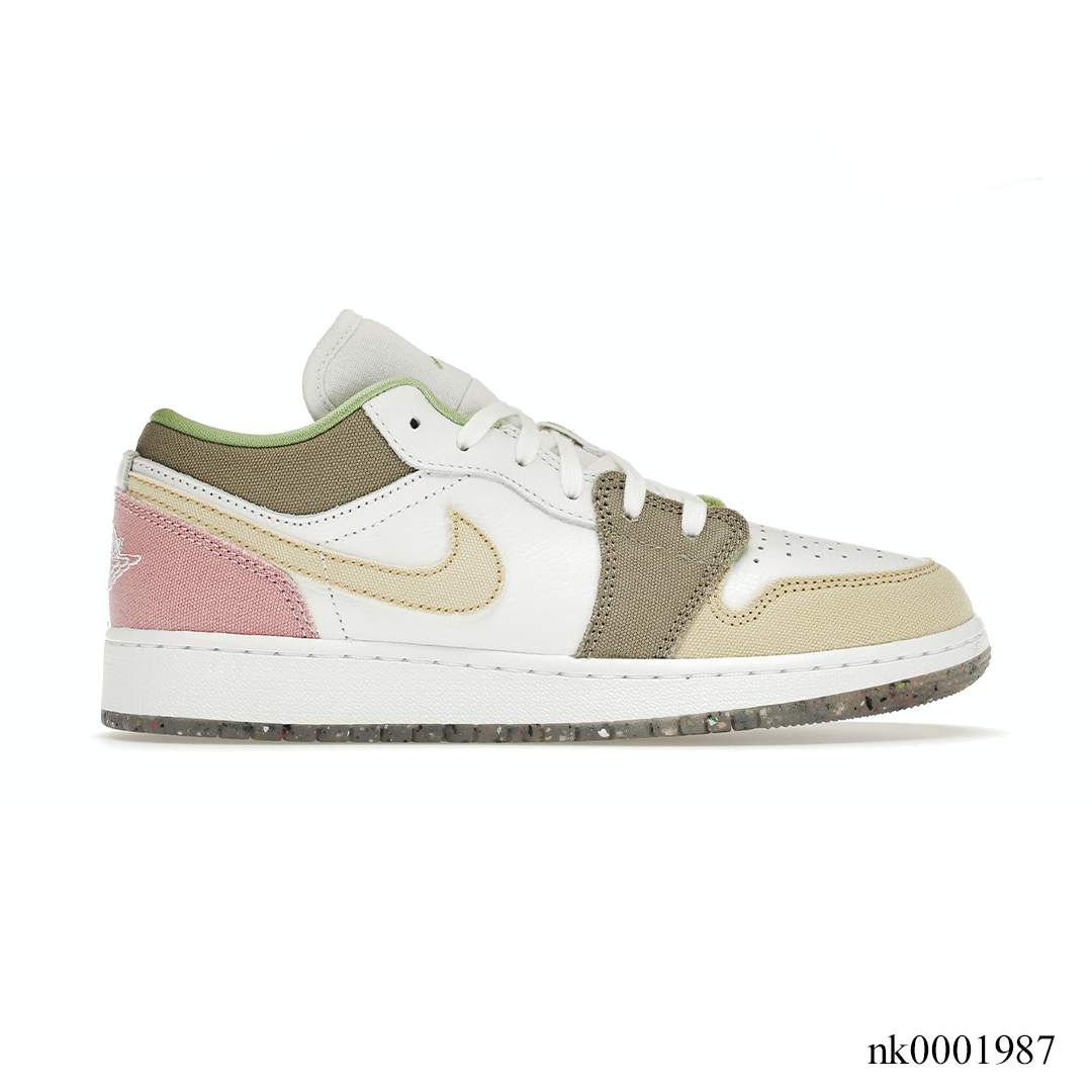 AJ 1 Low Pastel Grind Vivid Green Shoes Sneakers - nk0001987 image