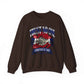 Graphic Print Crewneck Sweatshirt - POD0037 image