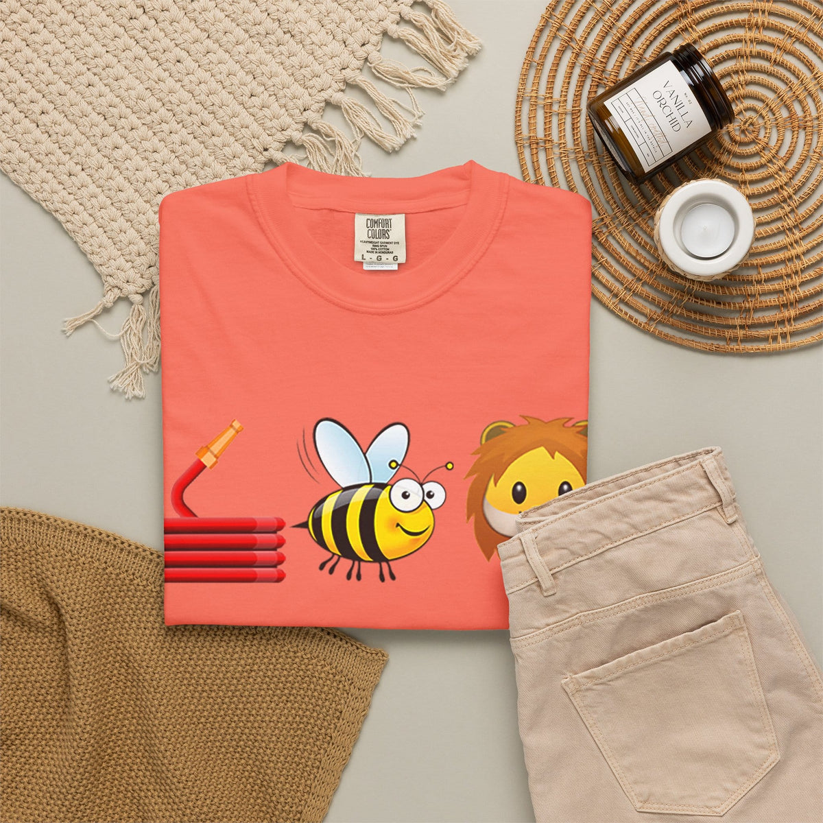 Bee Unisex Garment-Dyed T-shirt image 15