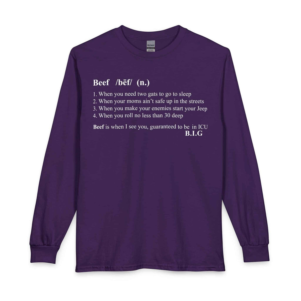 Beef Definition Long Sleeve T-Shirt image